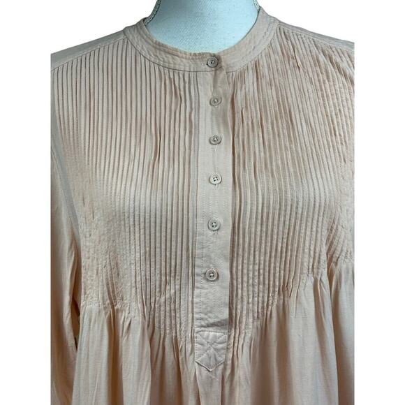 Sundance blush tunic, medium, bohemian, soft girl, feminine, artisan, neutral - Picture 4 of 5
